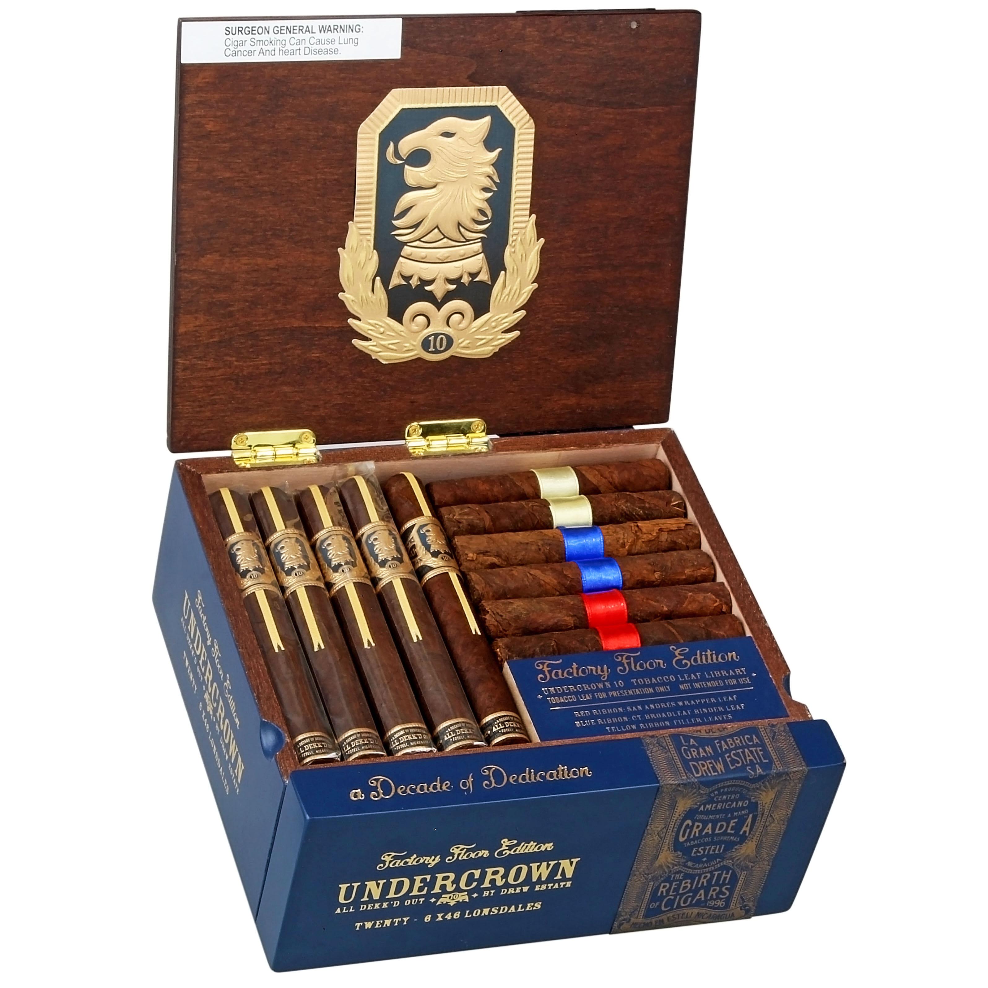 Drew Estate Undercrown 10 Lonsdale Factory Floor Edition