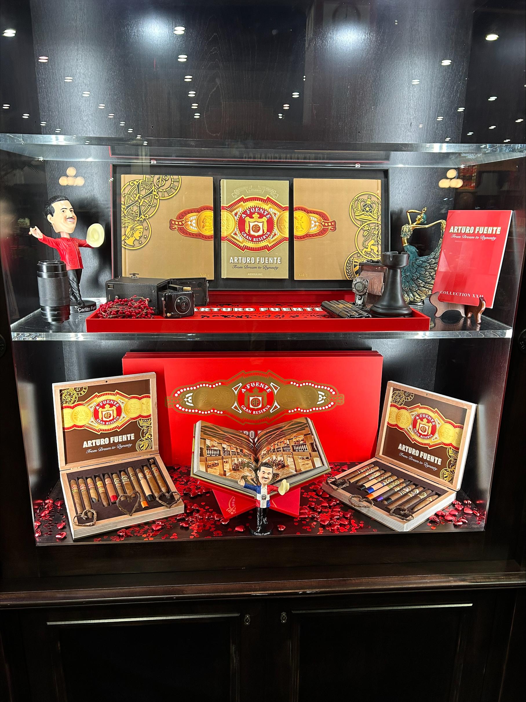 Arturo Fuente "FROM DREAM TO DYNASTY" Collection (Samplers & Book) with FREE Fuente Rare Pink Xikar Cutter