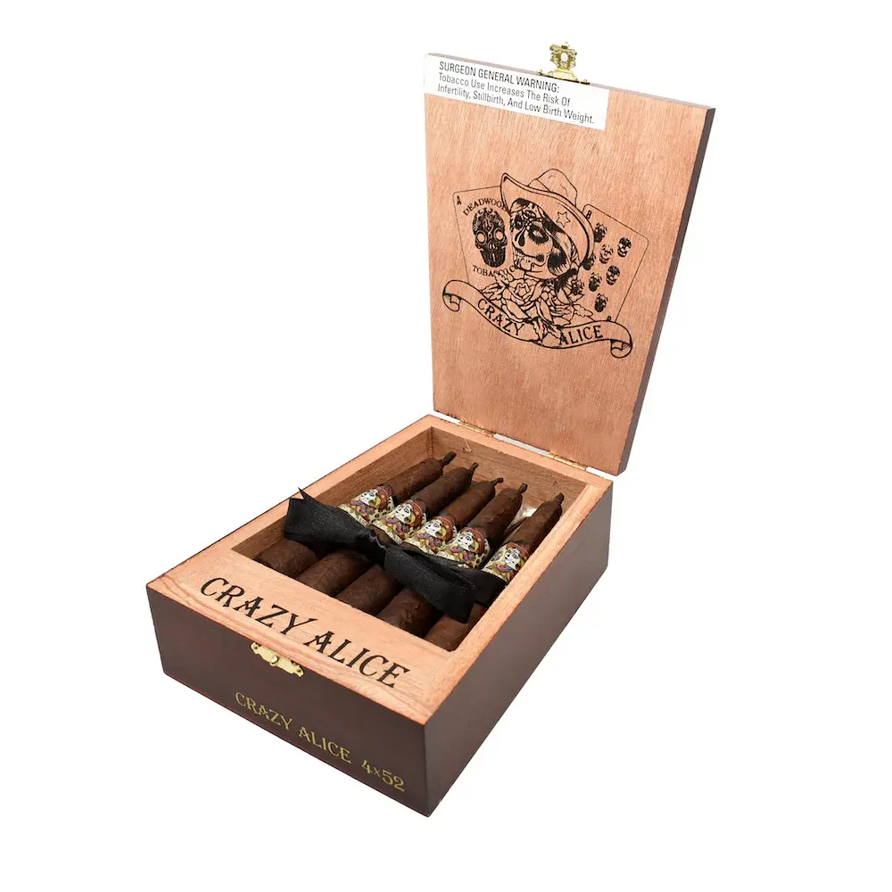 DREW ESTATE Deadwood Crazy Alice Box of 10