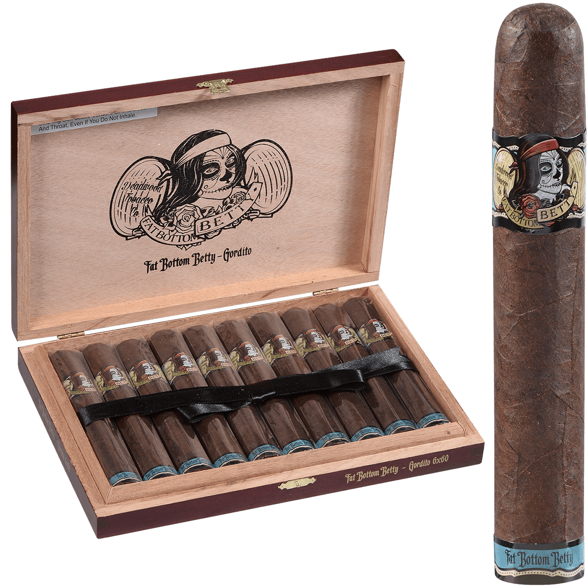 DREW ESTATE Deadwood Fat Bottom Betty Gordito 6 x 60 BOX OF 10