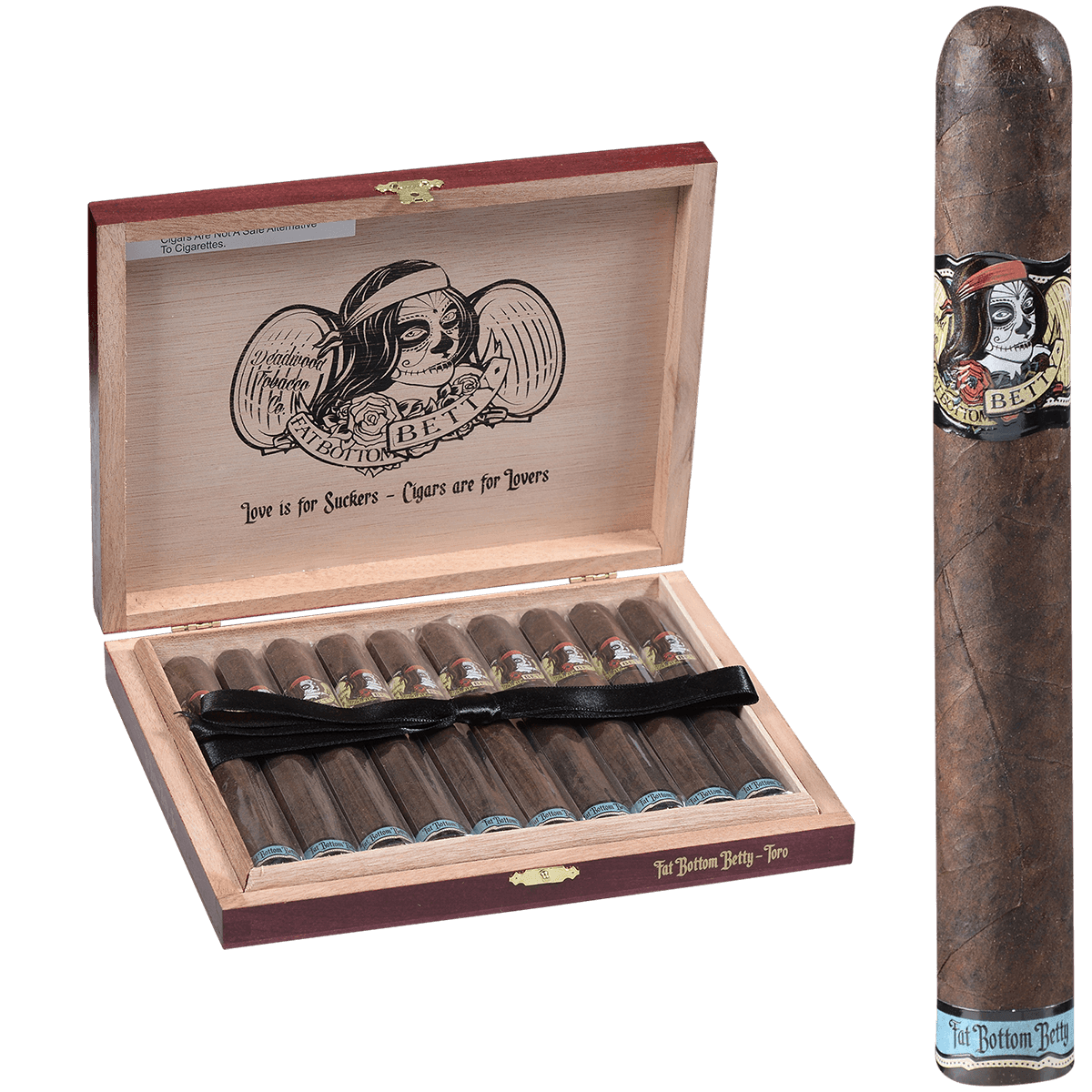DREW ESTATE Deadwood Fat Bottom Betty Toro BOX OF 10