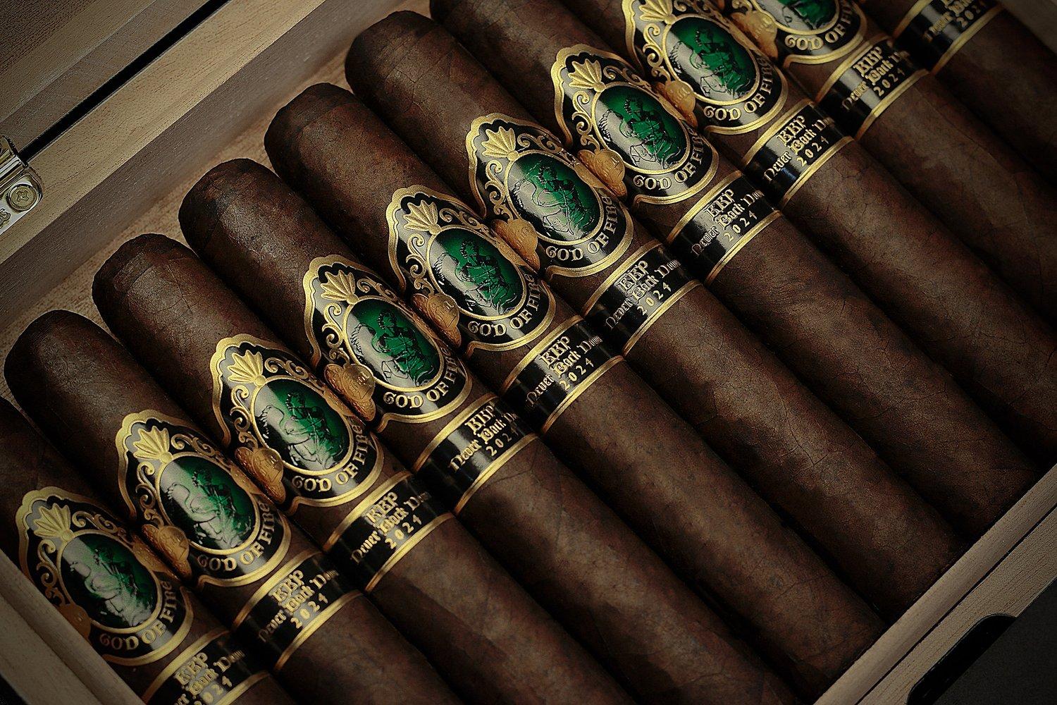 Fuente God of Fire KKP Never Back Down Gran Toro 56 Box of 10